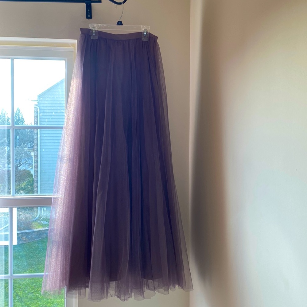 Reverly Tulle Skirt - Dusty Purple